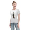 thumbnail image 4 of T-Shirt Basique à Manches Courtes pour Femmes une Pièce Trafalgar, 4 of 6