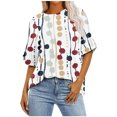 thumbnail image 1 of Pisexur Hauts d'Été pour Femmes Mode Décontractée Manches Courtes Col Rond T-Shirts Confortables Amples Surdimensionnés Imprimé Floral Blouses Hauts Mode T-Shirts Imprimés Graphiques Grande Taille Tops de Sortie S-5TG, 1 of 7