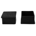 thumbnail image 1 of Unique Bargains Desk Table Leg Caps End Tip Home Furniture Protector 4pcs 2'x2' (50x50mm), 1 of 7