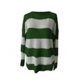 thumbnail image 5 of EGNMCR Chandails pour Femmes à Imprimé Rayé à Manches Longues Chandail Chemise Chandail Hauts, Cadeaux pour Femmes, 5 of 5