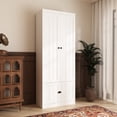 thumbnail image 2 of OXYLIFE 70.9"H Kitchen Pantry Storage Cabinet with Drawer and Adjustable Shelves, White, 2 of 6