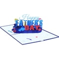 thumbnail image 2 of Harpily Greeting Cards Color Printed Paper Carving Father's Day 3D Three Greeting Card FATHER'S DAY Blessing Dad Greeting Card, 2 of 4