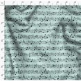 thumbnail image 4 of Soimoi Green polyester Crepe Fabric Notes Musical Instrument Fabric Prints By Yard 42 Inch Wide, 4 of 5