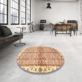 thumbnail image 3 of Ahgly Company Indoor Rectangle Abstract Orange Oriental Area Rugs, 8' x 12', 3 of 6