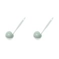 thumbnail image 3 of Maytalsory 2 in 1 Long Handle Soup Spoon Home Strainer Cooking Colander Kitchen Scoop Plastic ladle Tableware Kitchen Gadgets Free Shipping green 1pcs 2Set, 3 of 6