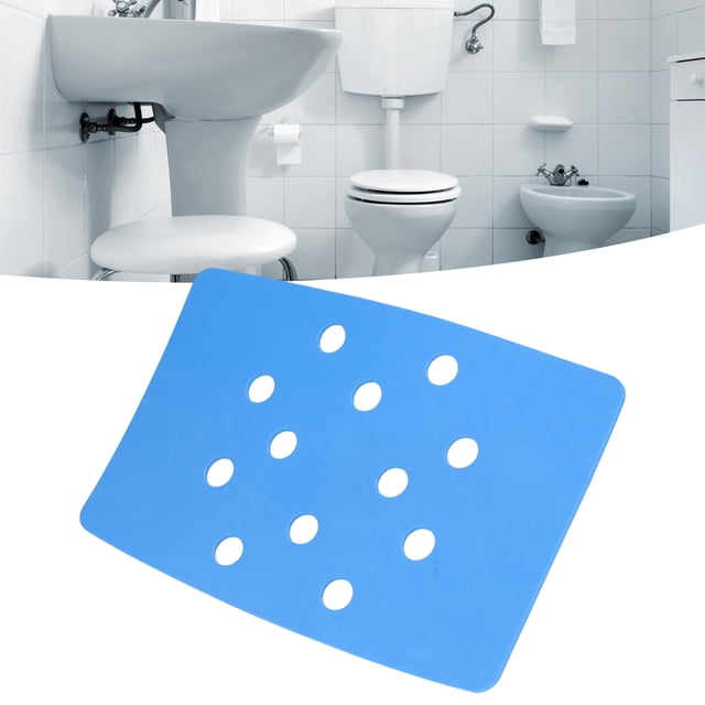 Coussin de Tabouret de Douche, Autocollant Fixé Qui Garde au Chaud, Coussin de Tabouret de Douche Portable pour Salle de Bain, Conception à Perforation pour Salle de Bain Bain