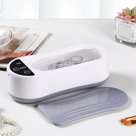 Rvkxad Portable Ultrasonic Jewelry Cleaner, Home Cleaning Device for Glasses Watches Razors, Sonic Cleaner, Ultrasonic Cleaner