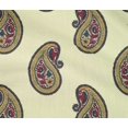 thumbnail image 4 of oneOone Cotton Flex Fabric Paisley Block Printed Craft Fabric BTY 40 Inch Wide, 4 of 4