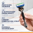 thumbnail image 3 of Gillette Fusion5 ProGlide Razor Refills for Men, 4 Razor Cartridges for FlexBall Razor Handle, 5-Blade Razor Blades, Precision Trimmer for Men, 3 of 14