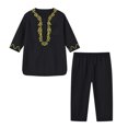 thumbnail image 1 of WEAIXIMIUNG Baby Boy Jacket Set Boys Long Sleeve Robe Suit Ational Teenage Embroidered Robe Suit Arab Children's Wear Out Wear, 1 of 6