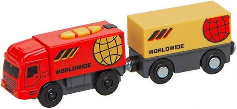Vett Battery Operated Locomotive Train Magnetic Connection Track Model High Speed Motor Car Toys for Chil