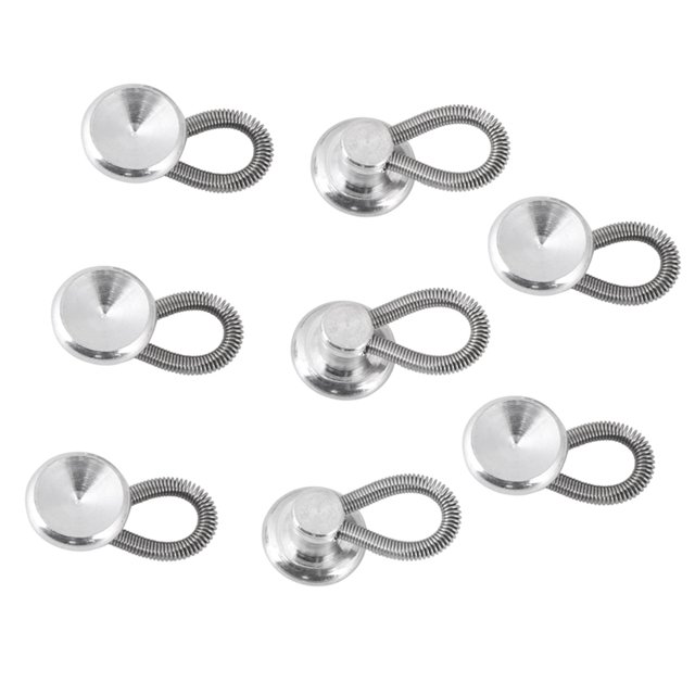 Button Expander, Aluminum Material Alloy Waist Extender, Cuff On Jeans For Clothes Jackets Waist Slacks Collar Shirts