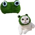 thumbnail image 4 of Handmade Knitted Woolen Yarn Pet Hat Cute Cartoon Cap For Your Cat And Dog, 4 of 6