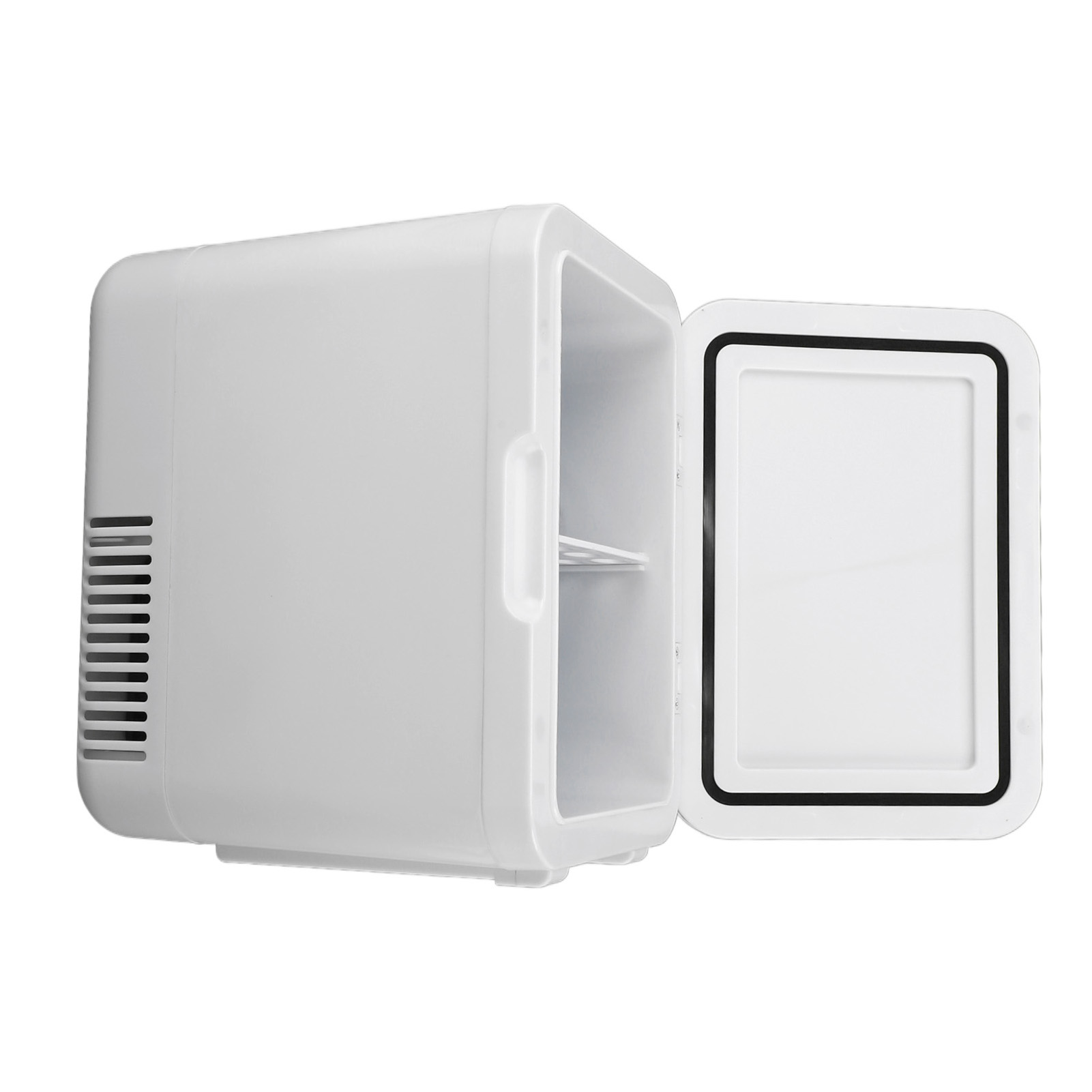 Mini Fridge, ABS Portable Compact Fridge 6L Capacity  for Office