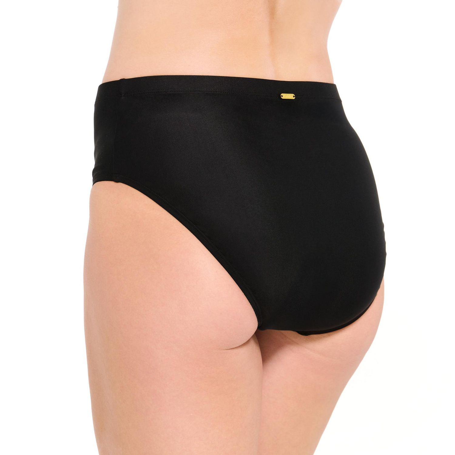Krista Bas de bikini noir à couverture complète pour femme