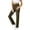 Green#women's baggy jeans, variant on Pxkloy Women's Slim Fit Faux Jeans Pull On High Elastic Waist Trousers Solid Pockets Casual Denim Ankle Pants Gray,M