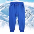 thumbnail image 2 of WEIYLL Pants for Boys Solid Color Tracksuit With Bunched Feet Mid Sized Hoodie Blue Fall Clothes size 5-6 Years, 2 of 9
