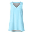 thumbnail image 3 of Birdeem T-Shirt Sans Manches Col en V Ample Mode pour Femmes, 3 of 9