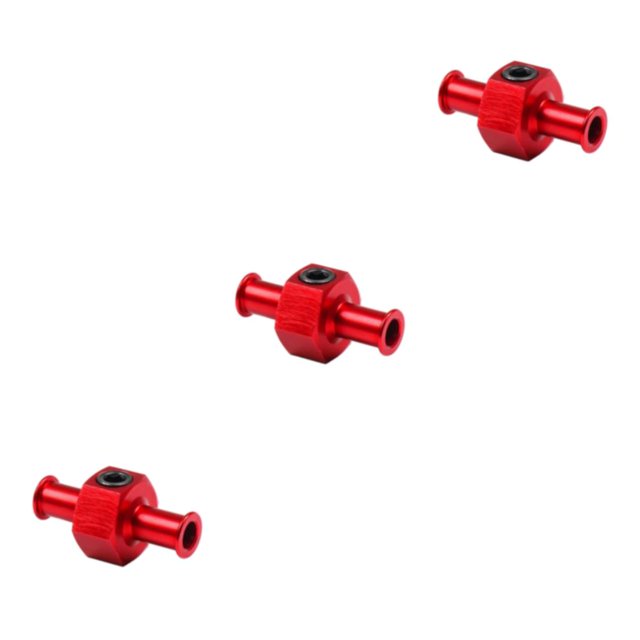 Baohd Nitrous Pressure Gauge Adapter Simple And Effective With Seal Gauge T High Durability red 3Set