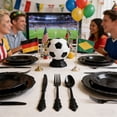 thumbnail image 4 of Cup World Party Supplies Decoration Set Disposable Tableware Paper Plates Cups Tablecloth Suitable For Indoor Outdoor Garden Party, 4 of 6