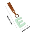 thumbnail image 3 of Clearance! New Leather English Letter Keychain Hanger Car Keychain Bag Accessories Limited Time Deals Today' Deal #28, 3 of 4