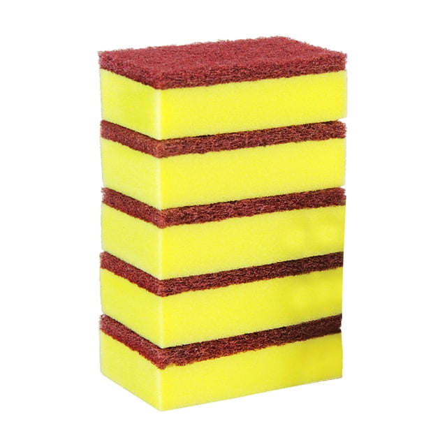 LSLJS Nylon Emery Sponge for Kitchen Cleaning, Dishwashing, Sponge Cleaning, Dishwashing, Dishwashing, Dishwashing, Pot Washing, Dishwashing 1/5/10/20Pc