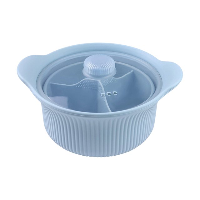 SIfdSeng Silicone Microwave Steamers Food Grade Microwave Rice Cooker with Handle Lid for Vegetables//Baby Food Cooking Dining