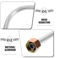 thumbnail image 2 of MLINS 2pcs Air Compressor Tubing Compressed Air Hose Exhaust Tube Aluminum Hardware Equipment, 2 of 9
