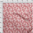 thumbnail image 3 of oneOone Velvet Medium Pink Fabric Floral Botanical Craft Projects Decor Fabric Printed By The Yard 58 Inch Wide, 3 of 4