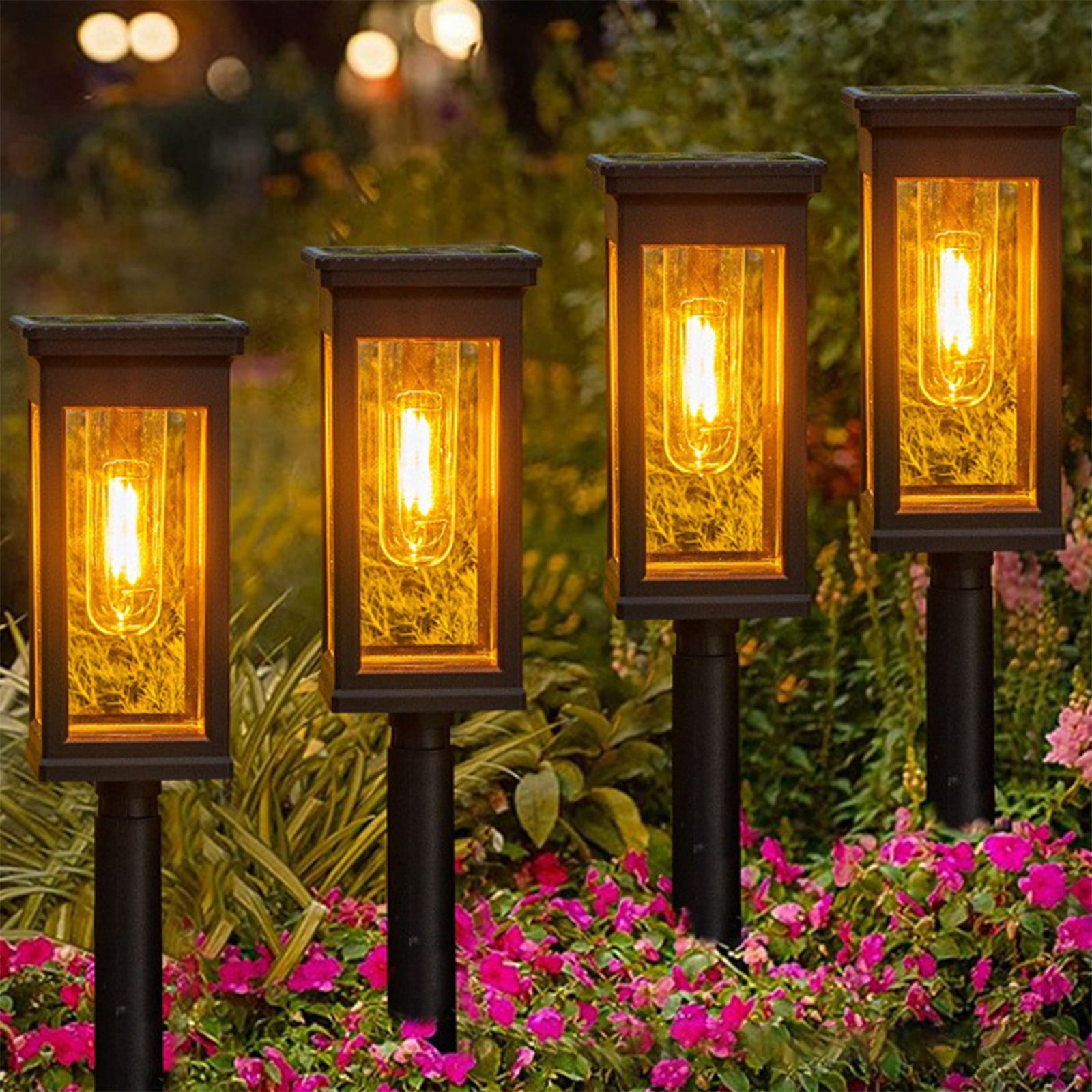 Dvkptbk Solar Road Light Solar Lights Outdoor LED Lights Garden Decoration Patio Ground Plug Lights Lighting & Ceiling