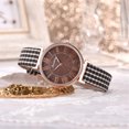 thumbnail image 4 of Up to 65% Off Ladies Watch Quartz Dial Plaid Strap Quartz Watch Bracelet Decoration Necklace Rings Earring Jewelry on Clearance, 4 of 4