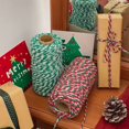 thumbnail image 2 of SNNROO Handcrafted Christmas Decor & Gift Wrapping Rope - Festive Red  Green & White  Perfect for DIY Holiday Crafts  Bouquets  Cake Toppers & Wedding Favors, 2 of 7