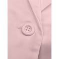 thumbnail image 4 of Innerwin Blazers Solid Color Women Cardigan Jacket Work Shawl Neck Slim Fit Business Jackets Pink 4XL, 4 of 6
