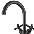 thumbnail image 3 of Ancona Prima Colori Single Hole Double Cross Handle Bathroom Faucet, 3 of 6
