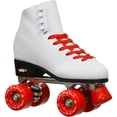 thumbnail image 1 of Epic Patins à Roulettes Quadruples Classiques Blancs et Rouges, 1 of 5