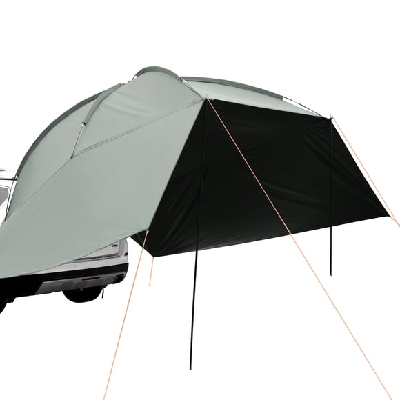 VEVOR Vehicle Awning, Large 10' x 7' Shade Coverage Car Side Awning, PU2000mm UV50+ Car Awning with Extended Side Canopies and Portable Storage Bag