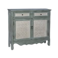 thumbnail image 1 of Console Maggie 2 portes, Bleu Antique, 1 of 9