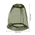 thumbnail image 2 of 2PC Mosquito Head Net, 19inch Ultra-Large Fine Mesh Fly Protection Gear, Extra-Long Bug Face Shield Mask for Camping Hiking Fishing Gardening, 2 of 2