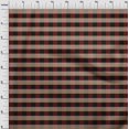 thumbnail image 3 of oneOone Silk Tabby Black Fabric Gingham Check Craft Projects Decor Fabric Printed By The Yard 42 Inch Wide, 3 of 4
