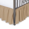 thumbnail image 1 of Cotton Metrics Linen Gathered Dust Ruffle Bed Skirt 100% Organic Cotton 800TC 1pc Dust Ruffle Bedskirt All Sizes & Drop Length, 1 of 6