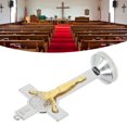 thumbnail image 4 of Crucifix, Argent Doré Design Compact Durable Debout Crucifix pour le Lieu de Travail, 4 of 8