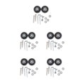 thumbnail image 3 of Youkk Enhanced Performance 2Pcs Rubber Luggage Suitcase Wheels Replacement 50mm Thickness 18mm 5Set, 3 of 6