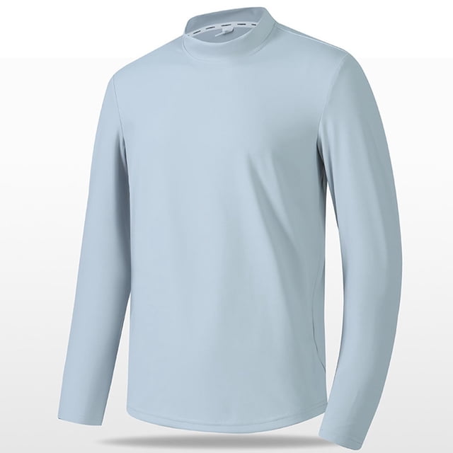 AherBiu Chemises en Lin pour Hommes à Manches Longues, Boutonnées, Col Montant, Plage, Décontractées, Automne