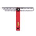 thumbnail image 2 of T Bevel Carpenters Angle Finder, Stainless Steel Wood Bevel Protractor Tool Quick Lock Adjustment Mechanism Clear Dual Sided Printing  for Woodworking, 2 of 7