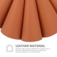 thumbnail image 3 of Miangastore 1pc Indoor Leather Lampshade DIY Decor Simple Style Lampshade Lamp Cover Decor, 3 of 9