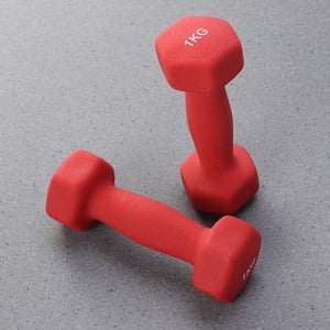 IFANLANDOR Fitness Weight Dumbbells For At-Home Workouts Red 2Pcs