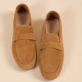 thumbnail image 4 of Babysbule Chaussures pour Femmes Liquidation Chaussures de Mode pour Femme Décontractées Confortables Bout Rond Talons Bas Chaussures Couleur Unie, 4 of 5