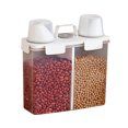 thumbnail image 2 of YIMWNYI Large Airtight Rice Container Food Storage, Cereal Container with Measuring Cup, Flour Grain Storage, Kitchen Organizer, Space-Saving Design, Dry Food Storage Solution, Two Buckles, 2 of 8
