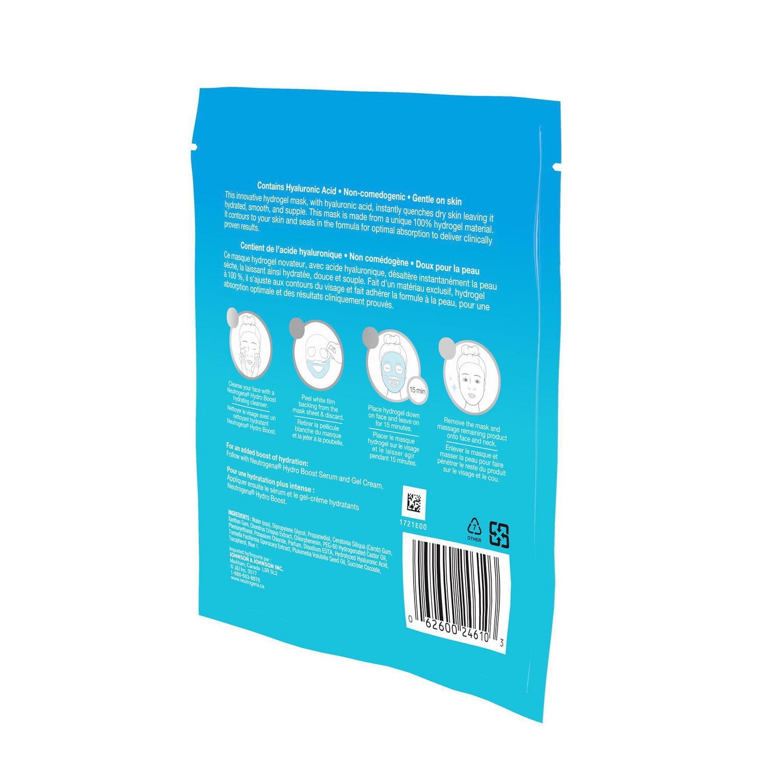 Neutrogena Hydro Boost Face Sheet Mask with Hyaluronic Acid
