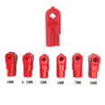 thumbnail image 4 of Maoww 100Pcs Hook Stop Lock Safety Lockout Padlock Anti-Theft Lock Black 6 mm, 4 of 9